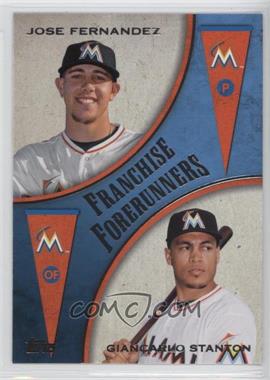 2013 Topps Update Series - Franchise Forerunners #FF-10 - Jose Fernandez, Giancarlo Stanton