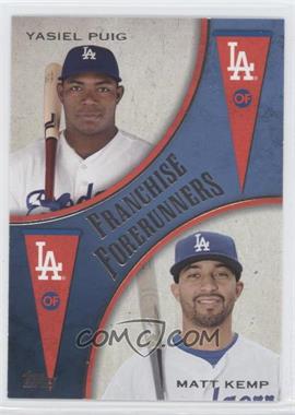 2013 Topps Update Series - Franchise Forerunners #FF-2 - Yasiel Puig, Matt Kemp