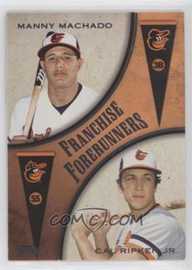 2013 Topps Update Series - Franchise Forerunners #FF-3 - Cal Ripken Jr., Manny Machado