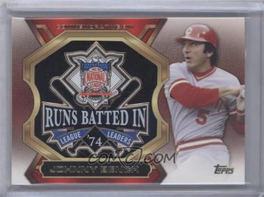 2013 Topps Update Series - League Leaders Pins #LLP-JB - Johnny Bench