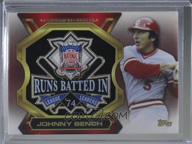 2013 Topps Update Series - League Leaders Pins #LLP-JB - Johnny Bench