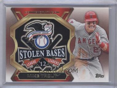 2013 Topps Update Series - League Leaders Pins #LLP-MT - Mike Trout