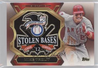 2013 Topps Update Series - League Leaders Pins #LLP-MT - Mike Trout