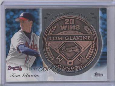 2013 Topps Update Series - Pennant Chase Coins - Copper #PCC-TG - Tom Glavine /99