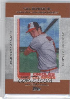 2013 Topps Update Series - Rookie Commemorative Patches #TRCP-1 - Cal Ripken Jr.