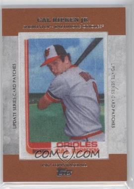 2013 Topps Update Series - Rookie Commemorative Patches #TRCP-1 - Cal Ripken Jr.
