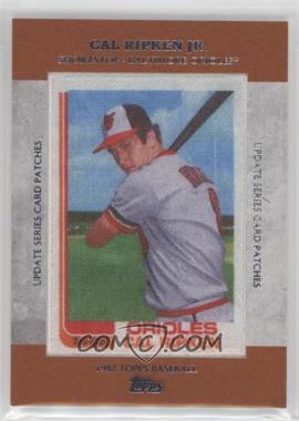 2013 Topps Update Series - Rookie Commemorative Patches #TRCP-1 - Cal Ripken Jr.