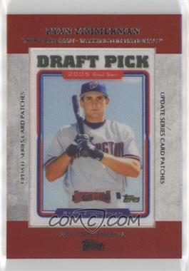 2013 Topps Update Series - Rookie Commemorative Patches #TRCP-12 - Ryan Zimmerman