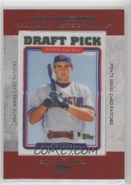 2013 Topps Update Series - Rookie Commemorative Patches #TRCP-12 - Ryan Zimmerman