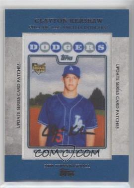 2013 Topps Update Series - Rookie Commemorative Patches #TRCP-14 - Clayton Kershaw