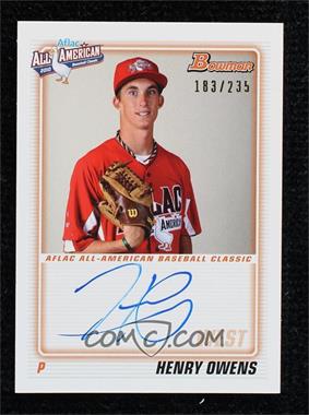 2014 Bowman - Aflac All-American Autographs #AFLAC-HO - Henry Owens /235
