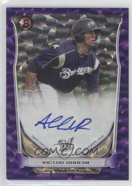 2014 Bowman - Autographed Ice - Purple #AI-VR - Victor Roache /10