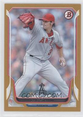 2014 Bowman - [Base] - Gold #147 - C.J. Wilson /50