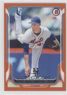 2014 Bowman - [Base] - Orange #33 - Zack Wheeler /250