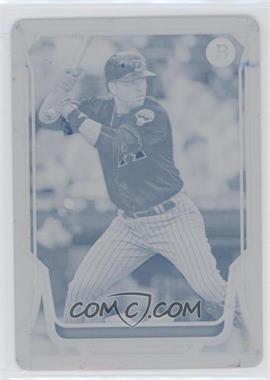 2014 Bowman - [Base] - Printing Plate Cyan #154 - Martin Prado /1