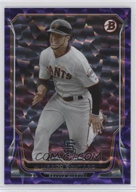 2014 Bowman - [Base] - Purple Ice #185 - Marco Scutaro (UER - Gregor Blanco) /10