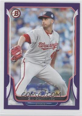 2014 Bowman - [Base] - Purple #141 - Gio Gonzalez /10