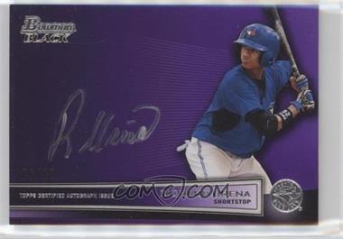 2014 Bowman - Bowman Black Collection Autographs - Violet #BBC-RU - Richard Urena /10