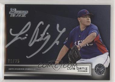 2014 Bowman - Bowman Black Collection Autographs #BBC-LO - Luis Ortiz /25