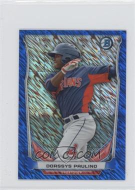 2014 Bowman - Bowman Scout Top 5 Prospects Mini Chrome Refractors - Blue #BM-CI4 - Dorssys Paulino /250