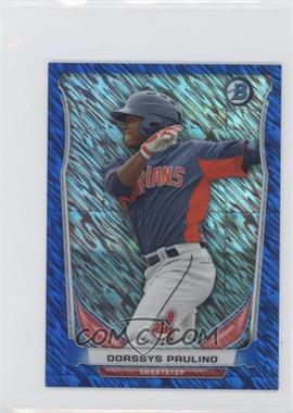 2014 Bowman - Bowman Scout Top 5 Prospects Mini Chrome Refractors - Blue #BM-CI4 - Dorssys Paulino /250