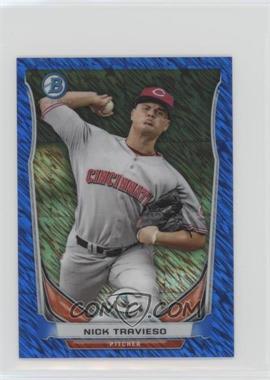 2014 Bowman - Bowman Scout Top 5 Prospects Mini Chrome Refractors - Blue #BM-CR5 - Nick Travieso /250