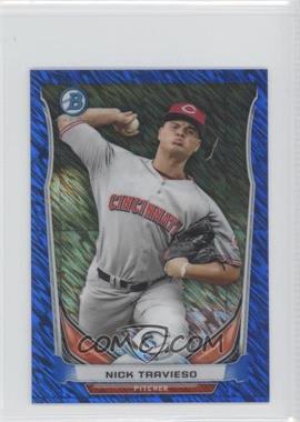 2014 Bowman - Bowman Scout Top 5 Prospects Mini Chrome Refractors - Blue #BM-CR5 - Nick Travieso /250