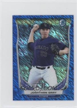 2014 Bowman - Bowman Scout Top 5 Prospects Mini Chrome Refractors - Blue #BM-CRO1 - Jonathan Gray /250