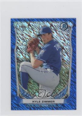 2014 Bowman - Bowman Scout Top 5 Prospects Mini Chrome Refractors - Blue #BM-KCR2 - Kyle Zimmer /250