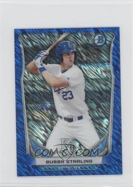 2014 Bowman - Bowman Scout Top 5 Prospects Mini Chrome Refractors - Blue #BM-KCR4 - Bubba Starling /250