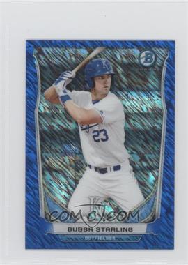 2014 Bowman - Bowman Scout Top 5 Prospects Mini Chrome Refractors - Blue #BM-KCR4 - Bubba Starling /250