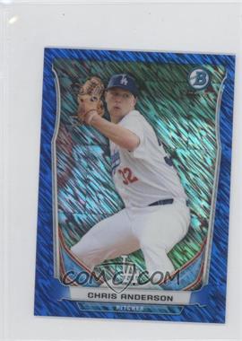 2014 Bowman - Bowman Scout Top 5 Prospects Mini Chrome Refractors - Blue #BM-LAD4 - Chris Anderson /250