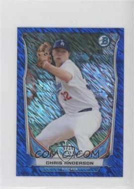 2014 Bowman - Bowman Scout Top 5 Prospects Mini Chrome Refractors - Blue #BM-LAD4 - Chris Anderson /250