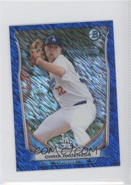 2014 Bowman - Bowman Scout Top 5 Prospects Mini Chrome Refractors - Blue #BM-LAD4 - Chris Anderson /250