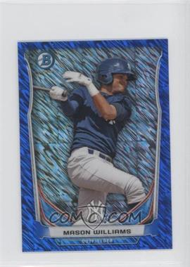 2014 Bowman - Bowman Scout Top 5 Prospects Mini Chrome Refractors - Blue #BM-NYY5 - Mason Williams /250