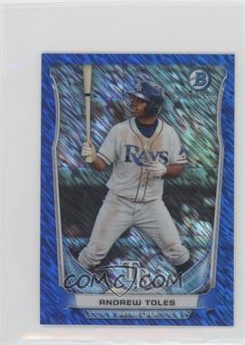 2014 Bowman - Bowman Scout Top 5 Prospects Mini Chrome Refractors - Blue #BM-TBR3 - Andrew Toles /250