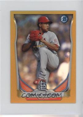 2014 Bowman - Bowman Scout Top 5 Prospects Mini Chrome Refractors - Gold #BM-STL3 - Carlos Martinez /25