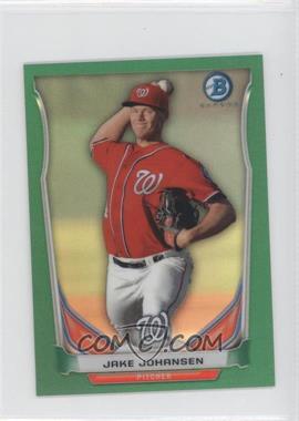 2014 Bowman - Bowman Scout Top 5 Prospects Mini Chrome Refractors - Green #BM-WN5 - Jake Johansen /10