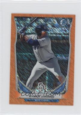 2014 Bowman - Bowman Scout Top 5 Prospects Mini Chrome Refractors - Orange #BM-SDP3 - Rymer Liriano /50