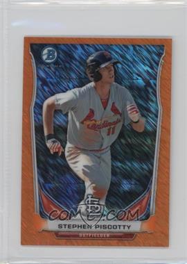 2014 Bowman - Bowman Scout Top 5 Prospects Mini Chrome Refractors - Orange #BM-STL4 - Stephen Piscotty /50