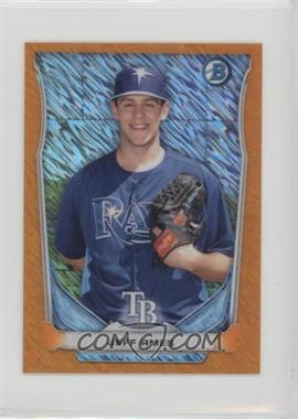 2014 Bowman - Bowman Scout Top 5 Prospects Mini Chrome Refractors - Orange #BM-TBR5 - Jeff Ames /50