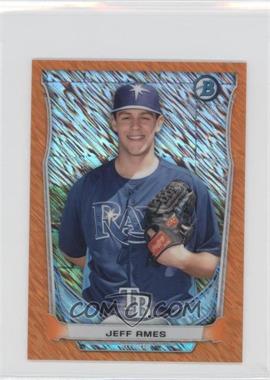 2014 Bowman - Bowman Scout Top 5 Prospects Mini Chrome Refractors - Orange #BM-TBR5 - Jeff Ames /50