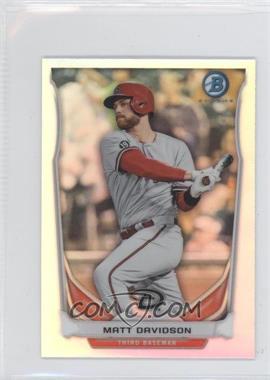 2014 Bowman - Bowman Scout Top 5 Prospects Mini Chrome Refractors #BM-AD2 - Matt Davidson