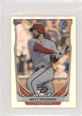 2014 Bowman - Bowman Scout Top 5 Prospects Mini Chrome Refractors #BM-AD2 - Matt Davidson