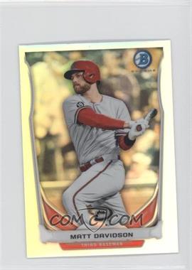 2014 Bowman - Bowman Scout Top 5 Prospects Mini Chrome Refractors #BM-AD2 - Matt Davidson