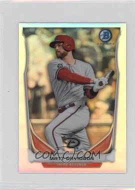 2014 Bowman - Bowman Scout Top 5 Prospects Mini Chrome Refractors #BM-AD2 - Matt Davidson