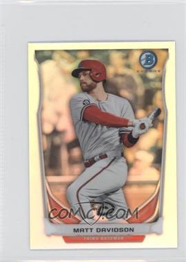 2014 Bowman - Bowman Scout Top 5 Prospects Mini Chrome Refractors #BM-AD2 - Matt Davidson