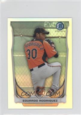 2014 Bowman - Bowman Scout Top 5 Prospects Mini Chrome Refractors #BM-BO2 - Eduardo Rodriguez