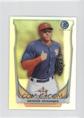 2014 Bowman - Bowman Scout Top 5 Prospects Mini Chrome Refractors #BM-HA3 - George Springer