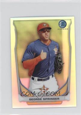 2014 Bowman - Bowman Scout Top 5 Prospects Mini Chrome Refractors #BM-HA3 - George Springer